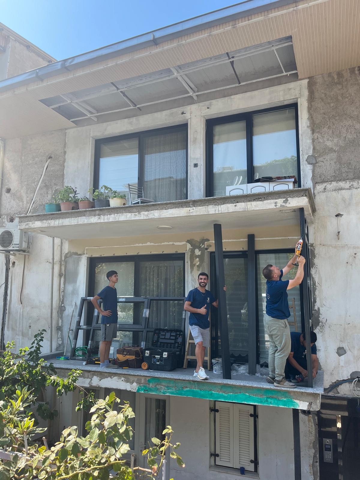Apartman balkon uygulaması